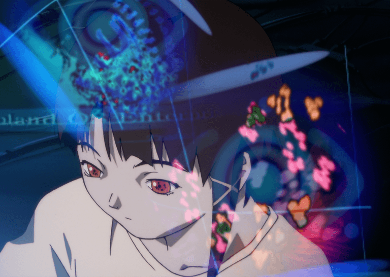 Lain exploring The Wired